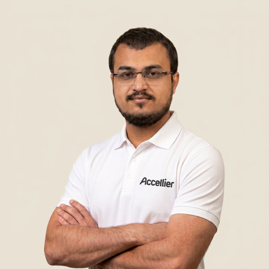 Anish Mishra, UI Developer at Accellier