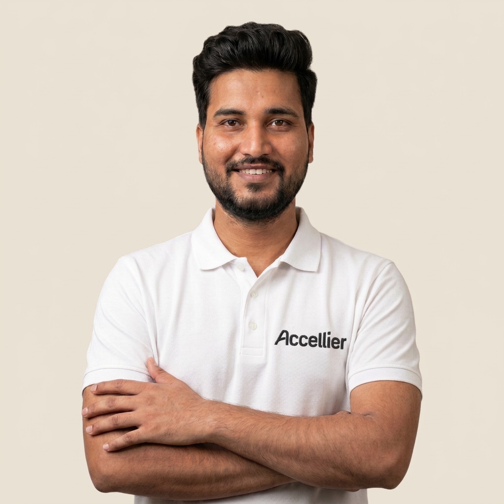 Sourabh Singh, UI Developer at Accellier